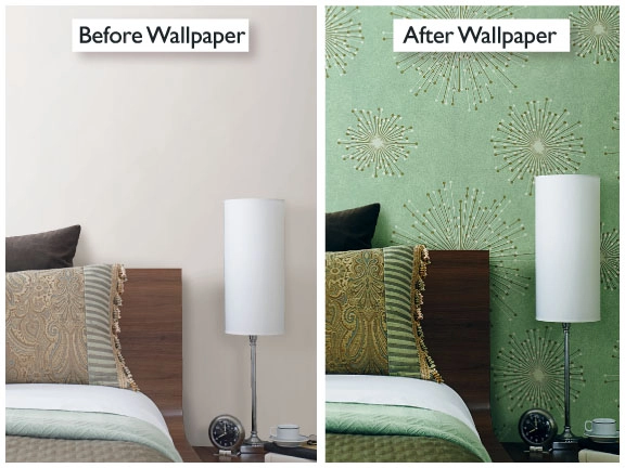 Bedroom wallpaper installation Alpharetta Georgia