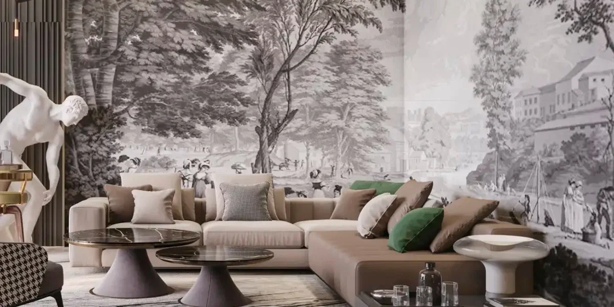 Wallpaper installation Mableton GA professional installer